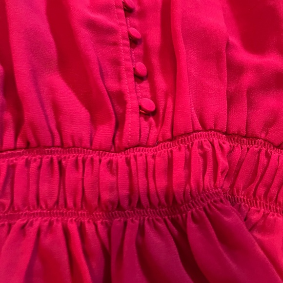 ASOS Sheer Red Top (size 10) - Picture 5 of 6